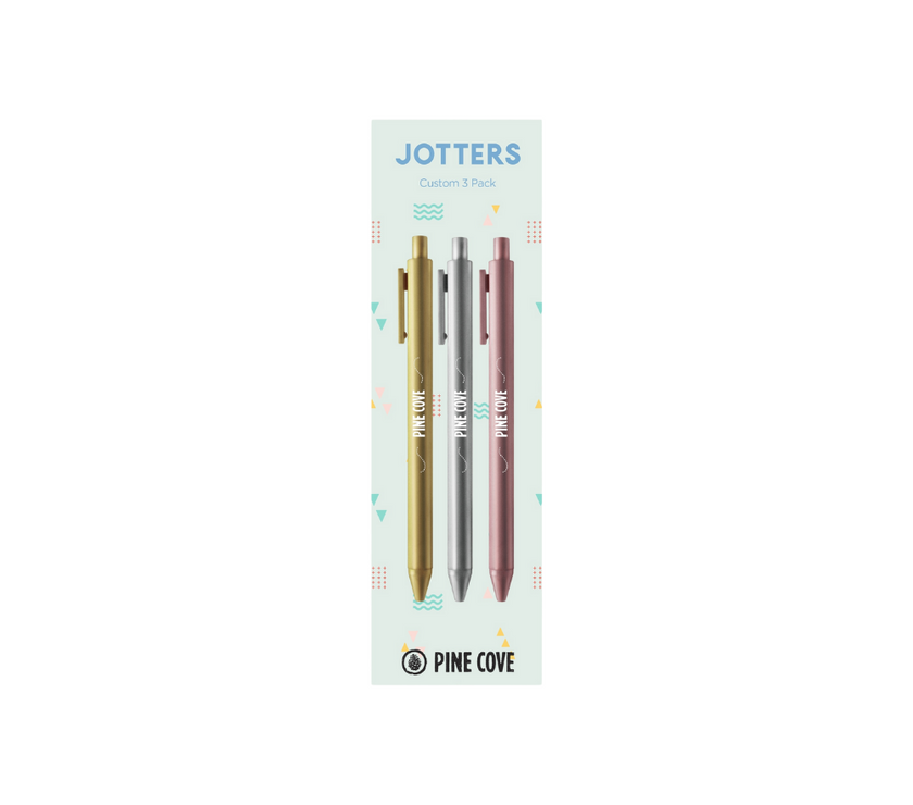 Jotter Metallic Pen 3 Pack - Pine Cove Web Store