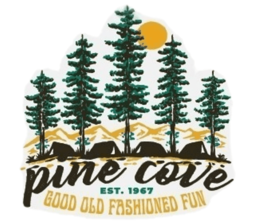 Pine Cove Camping Sticker - Pine Cove Web Store