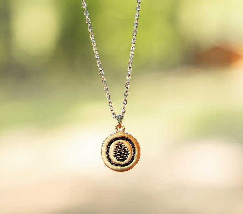 Circle Pendant Necklace - Pine Cove Web Store