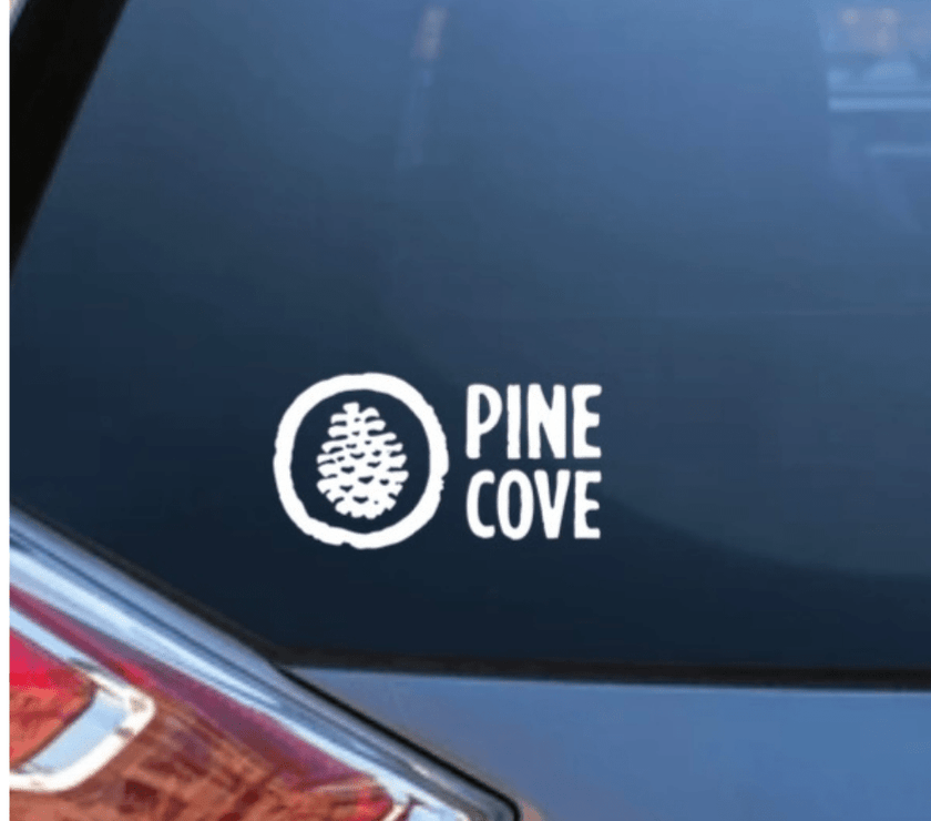 Window Decal - Horizontal - Pine Cove Web Store