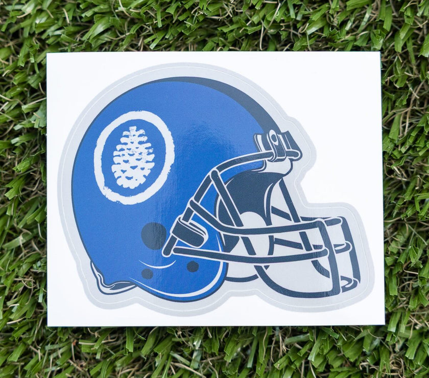 Football Helmet Sticker - Pine Cove Web Store