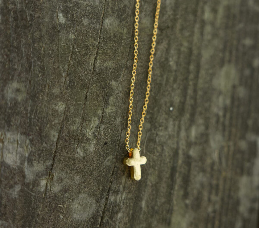 Gold Cross Necklace