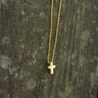 Gold Cross Necklace
