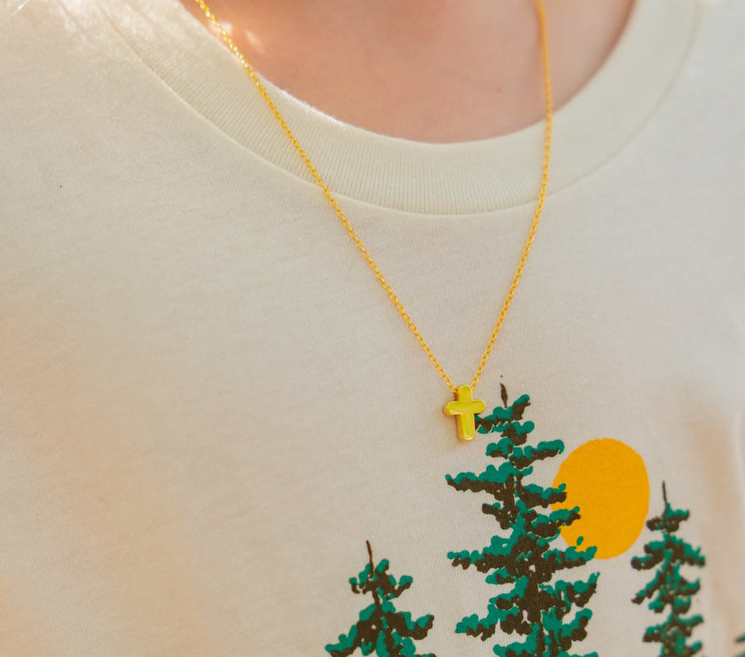 Gold Cross Necklace