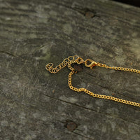 Gold Tag Necklace - Pine Cove Web Store