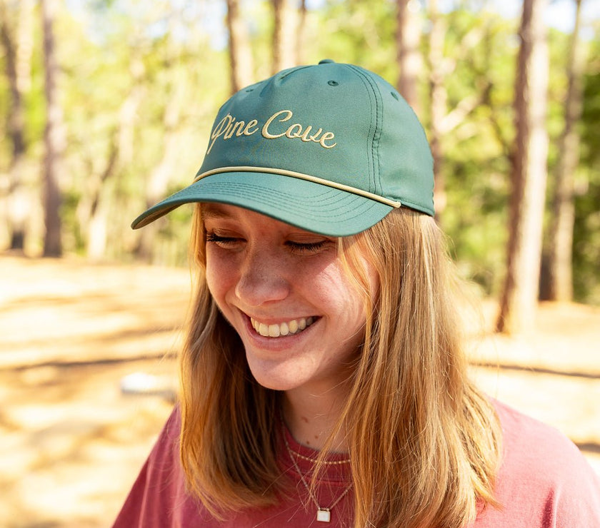 Green Athletic Hat - Pine Cove Web Store