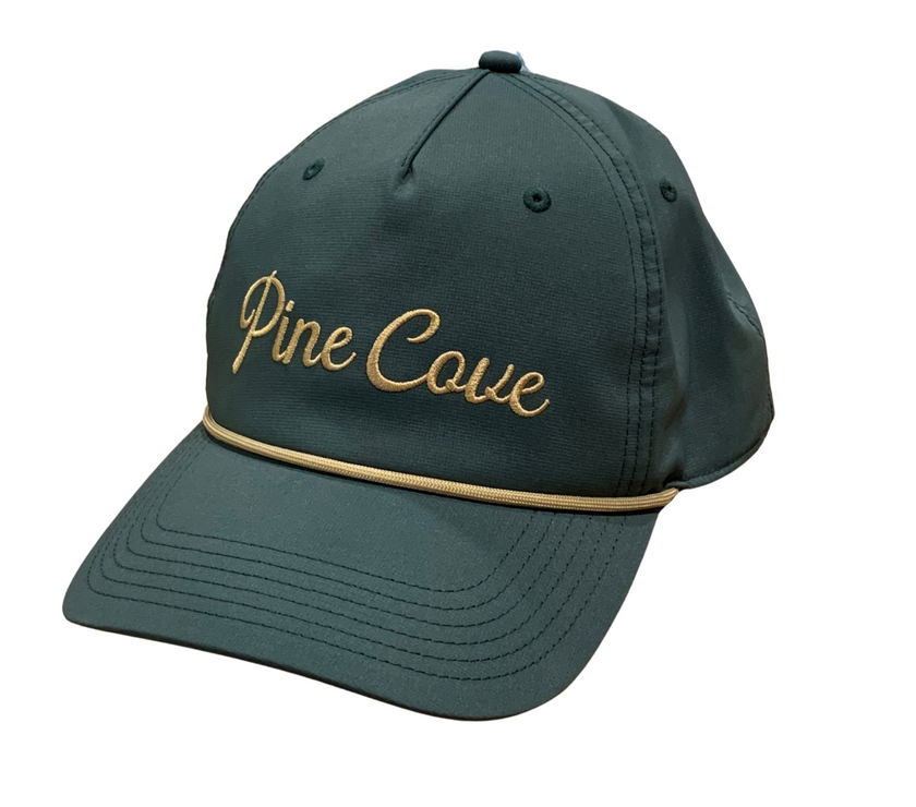 Green Athletic Hat - Pine Cove Web Store