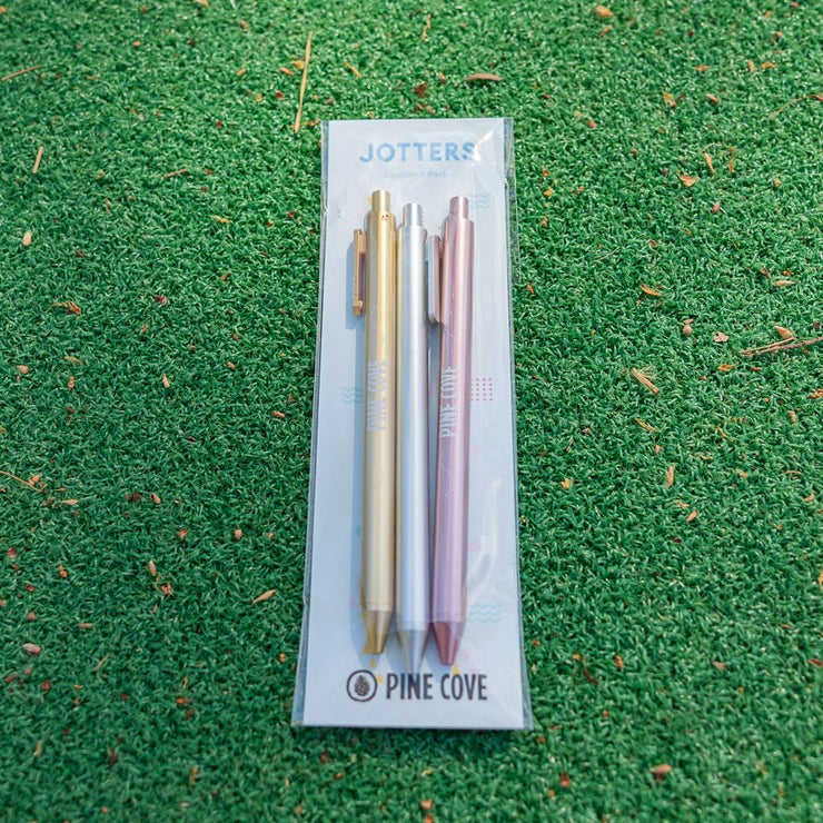 Jotter Metallic Pen 3 Pack - Pine Cove Web Store