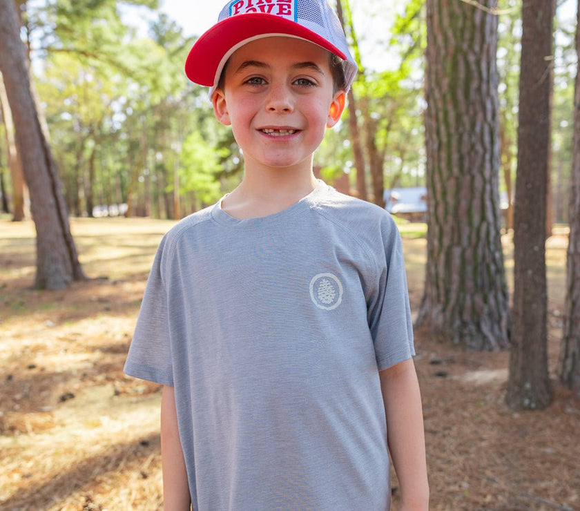 Youth Simple Active Tee - Pine Cove Web Store