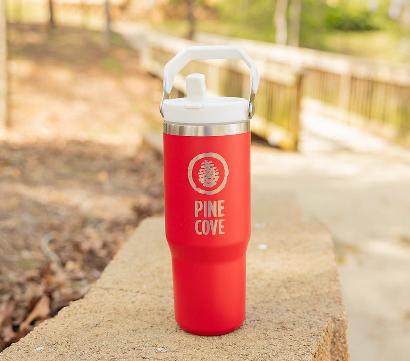 Steel Handle Tumbler - Pine Cove Web Store