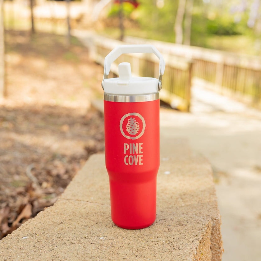 Steel Handle Tumbler - Pine Cove Web Store