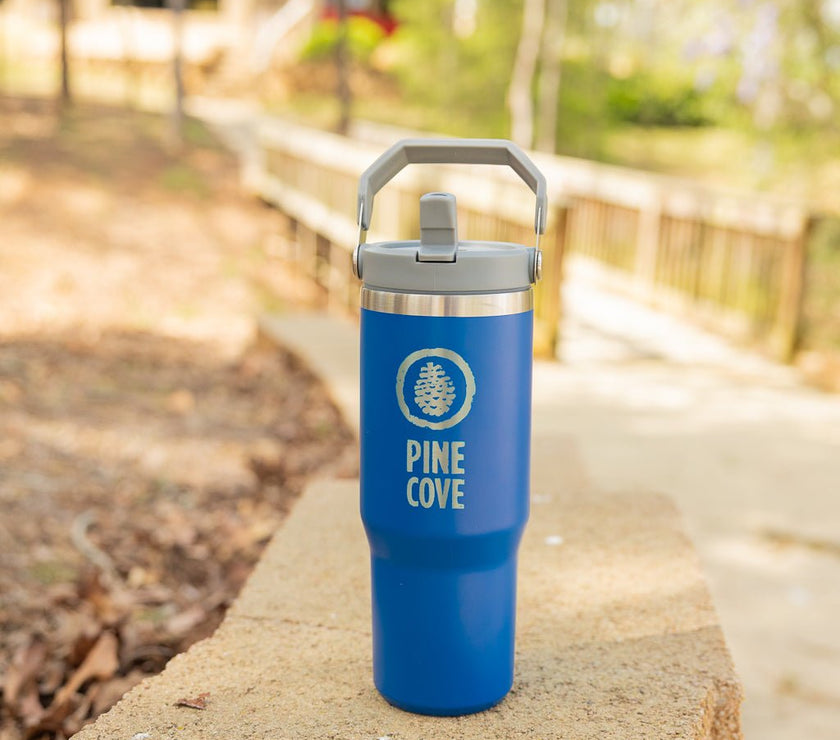 Steel Handle Tumbler - Pine Cove Web Store