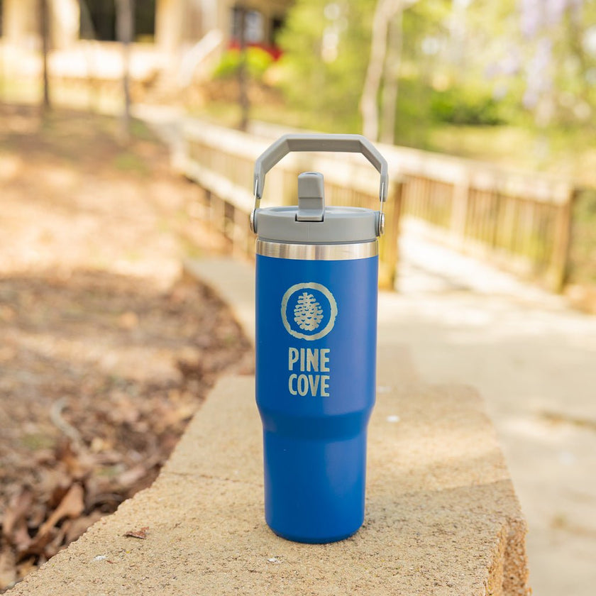 Steel Handle Tumbler - Pine Cove Web Store