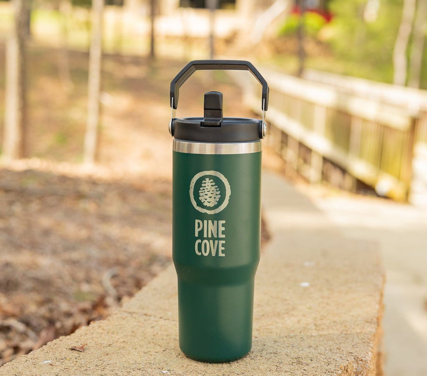 Steel Handle Tumbler - Pine Cove Web Store