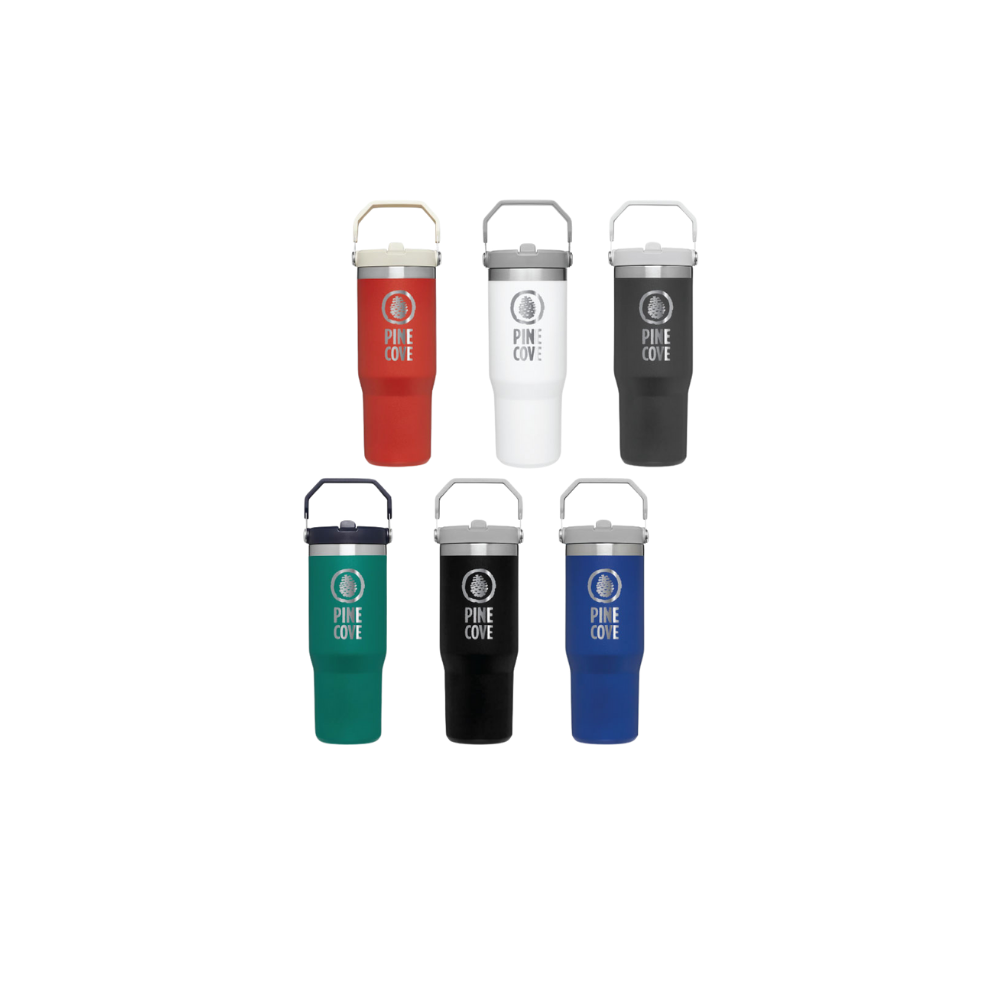 Steel Handle Tumbler - Pine Cove Web Store