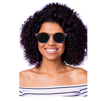 Retro Round Orange Fade Sunglasses